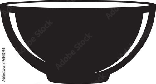 The shape of a bowl.