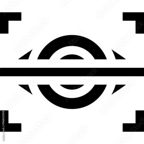 Eye Scanner Biometric Icon