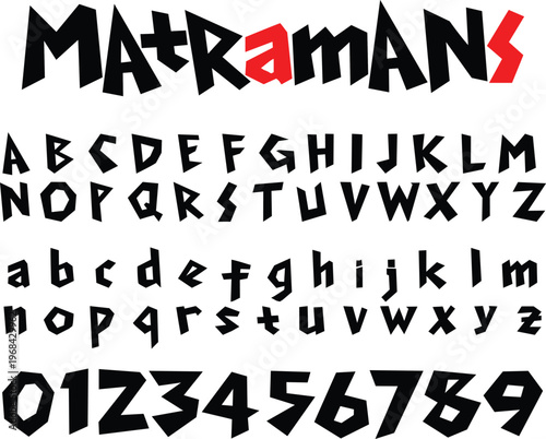 cool cimetris new wave font matramans like the upstairs band logo
