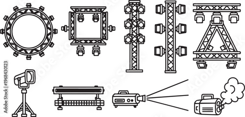 Old fashioned scientific and medical instruments from the past Vector