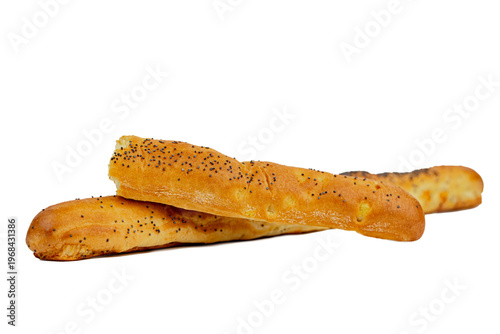 фотографія the crispy poppy seed-topped breadstick
