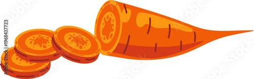 Fresh Carrot Illustration