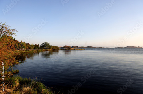 The steaming lakes of the Alalobad geothermal site, Ethiopia