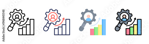 Customer Experience icon set multiple style collection