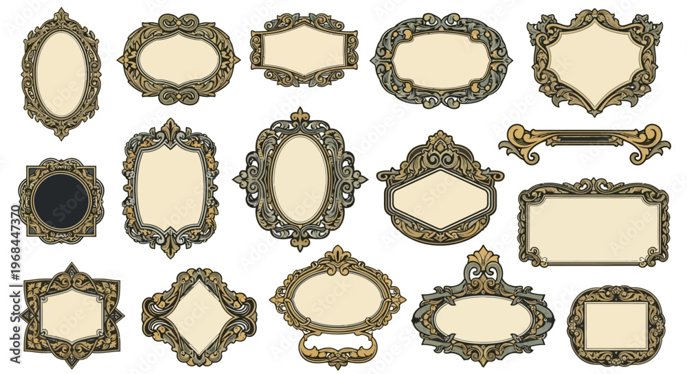 Obraz premium Vintage Photo Frames Collection.