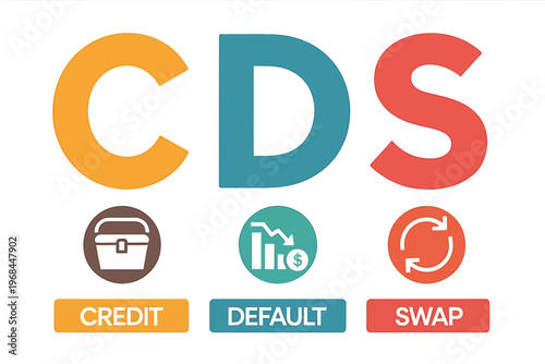 Colorful illustration showing CDS meaning credit default swap concepts visually