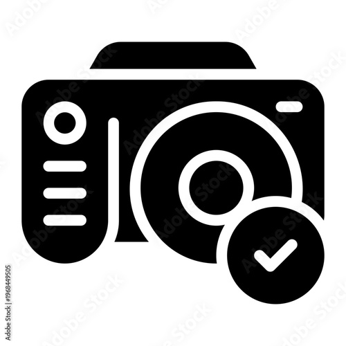 camera glyph icon