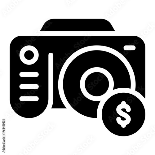 camera glyph icon