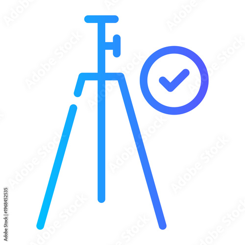 tripod gradient icon