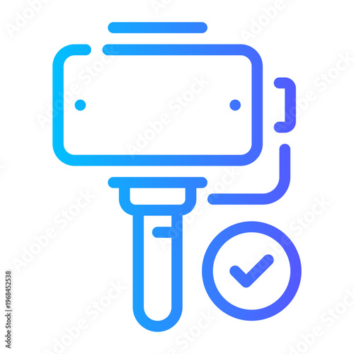gimbal gradient icon