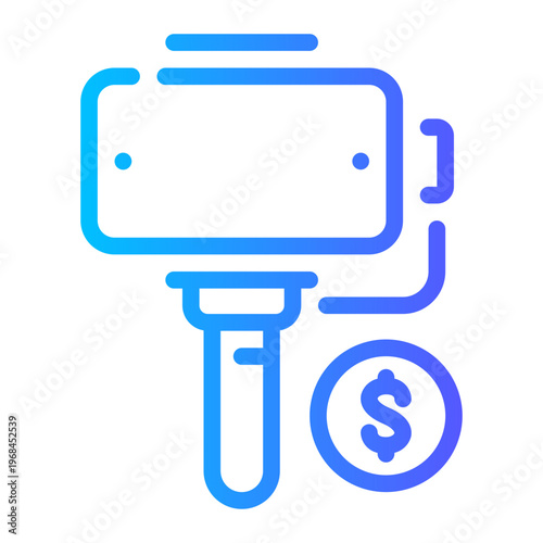 gimbal gradient icon