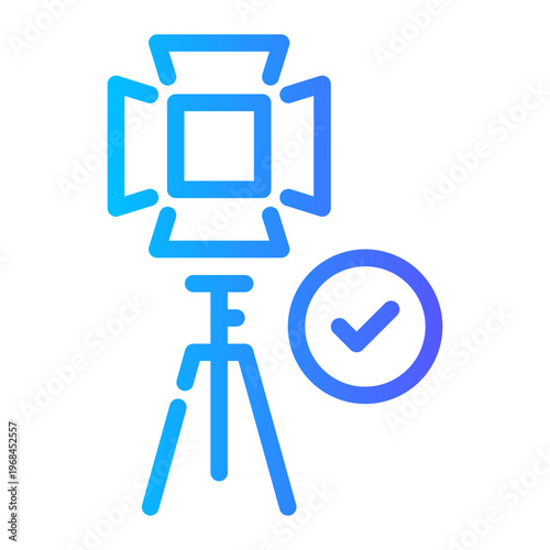 reflector gradient icon