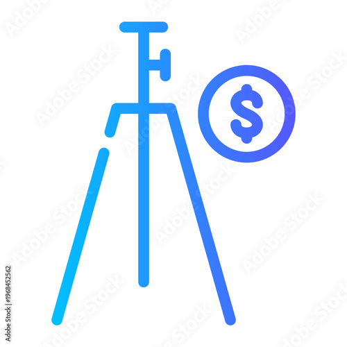 tripod gradient icon