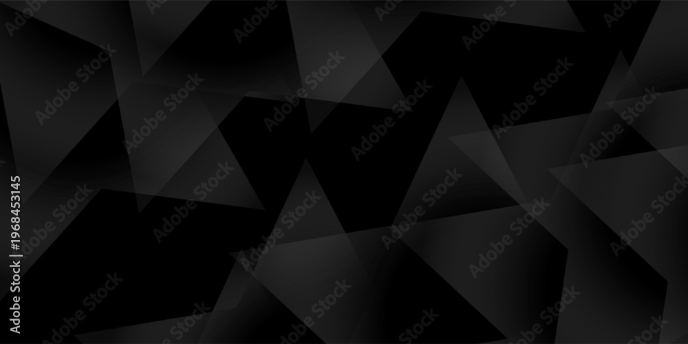 Fototapeta premium Abstract Black and White Geometric Background with Light Shapes
