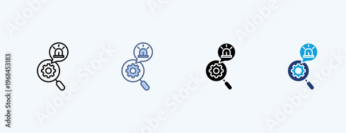 Incident Management Multiple Icon