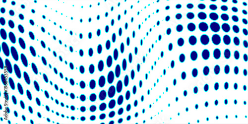  Blue comic pop-art halftone background vector