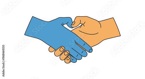 Two hands shaking each other.