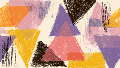 Vibrant abstract artwork features immersive moss and lichen in dark forest with varied shapes