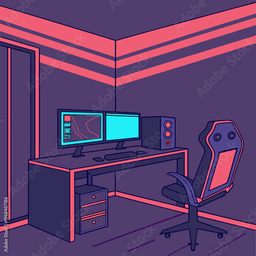 Ultimate Gaming Room Setup – RGB Dream Station