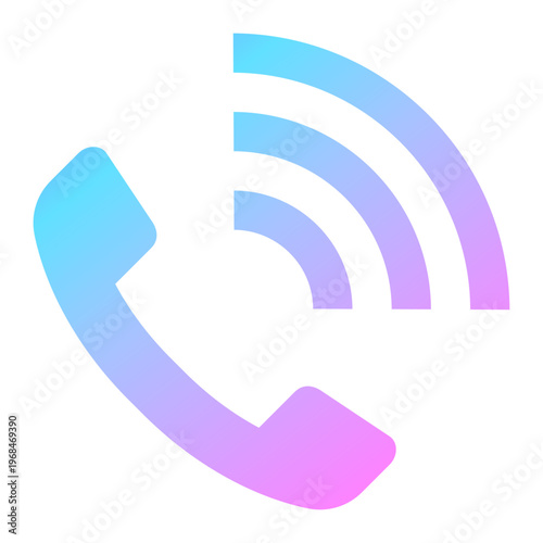 シンプルな電話アイコン ピクト ベクター素材