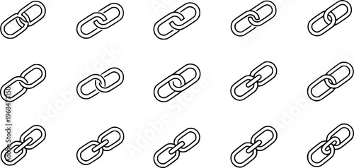 Vector Chain icons