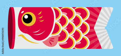 こいのぼり　赤