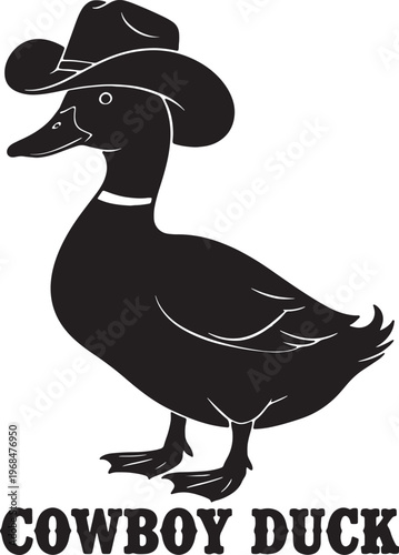 blackduckwearingcowboyhat