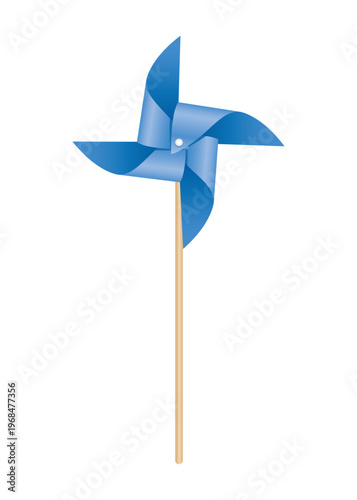 風ぐるま_青色