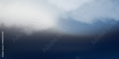 Blue light gradient noise texture in darkness soft wave aurora background, shining gradient banner header cover poster background design