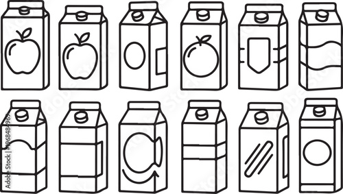 A collection of twelve stylized keys with various designs and orientations Vector