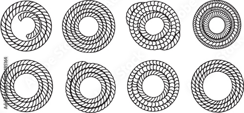 Intricate knots and intertwined patterns forming geometric designs Vector