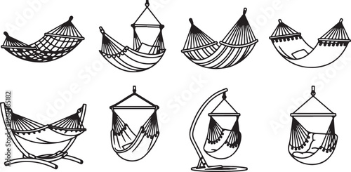 Various styles of traditional fishing boats from around the world Vector