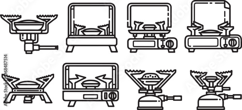 Various types of ancient throne chairs from different cultures and eras Vector