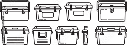 Various types of traditional and modern ceramic mugs and cups Vector