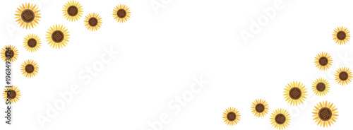 ひまわりのフレーム