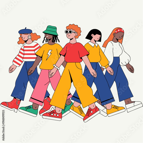 Diverse People Holding Hands – Peace and Togetherness Vector Design