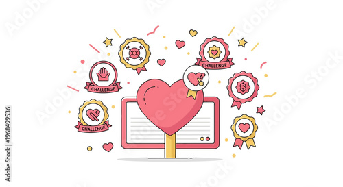 Heart Award Challenge Winner - Success, Recognition, Achievement, Love, Valentines