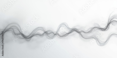 An abstract art illustration featuring blue liquid smoke on a white background with a macro wave pattern resembling a light pearl necklace texture