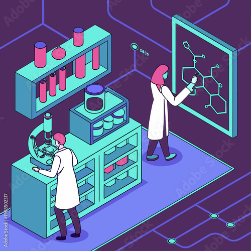 Futuristic Science Lab – Innovation and Discovery