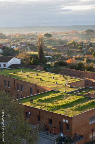 Environmental sustainability green roofs in public buildings