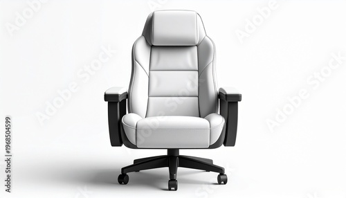 Modern white ergonomic gaming chair designed for ultimate comfort and robust support during long sessions of digital entertainment and focused work