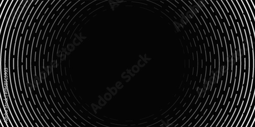 Create a bold look with a centric circle background featuring vector graphics of sound waves.eps,10