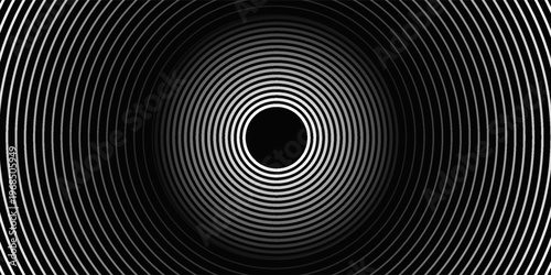 Create a bold look with a centric circle background featuring vector graphics of sound waves.eps,10