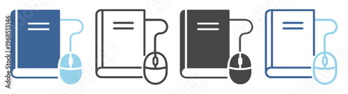 Book education study communication school outline icon on transparent background