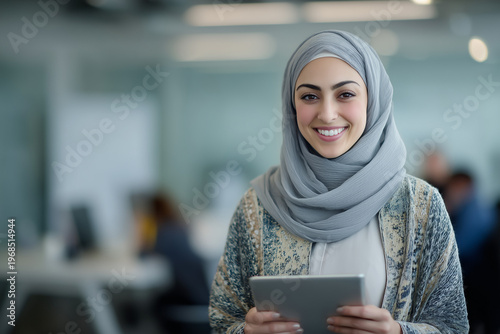 Business woman witty clever resourceful charismatic driven female founder executive in office meeting workspace teamwork leadership success portrait.