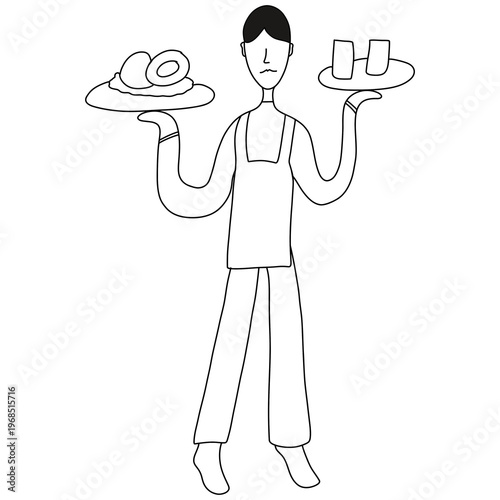 Cafe elements PNG set