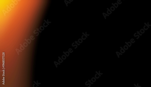 Wallpaper Mural Dark black background with subtle warm orange light leak, abstract soft gradient glow texture, cinematic minimal backdrop for modern digital design. Torontodigital.ca