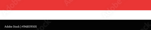 Yemen country flag background. Yemen flag banner template