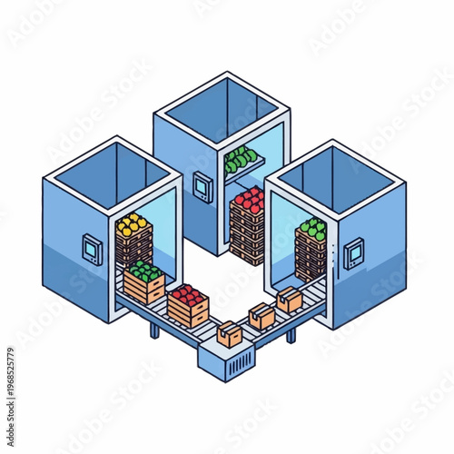 Automated Food Processing and Packaging System.