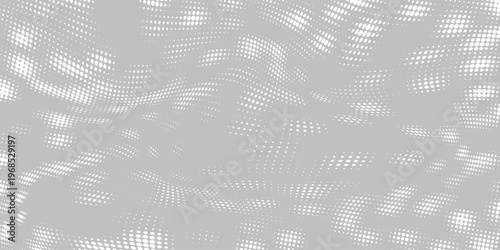 grunge Halftone white and black dots pattern and black gradient grunge texture background. Dotted line comic sport style vector illustration